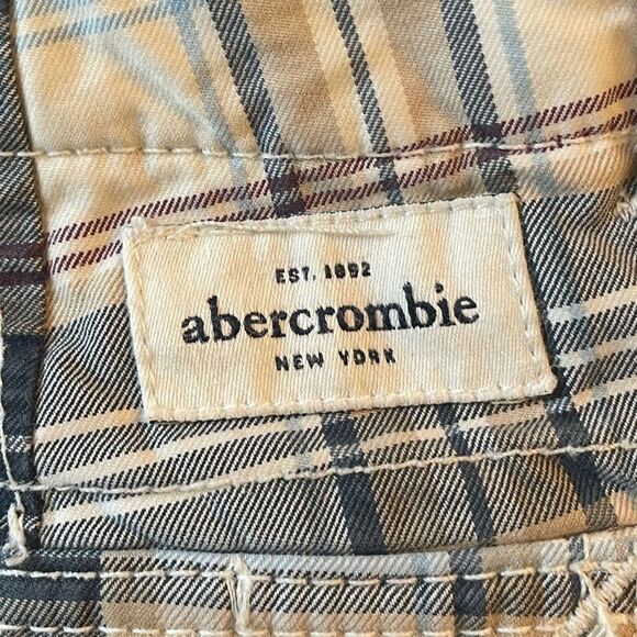 Abercrombie Plaid Bermuda  Shorts size 14 - Picture 3 of 5